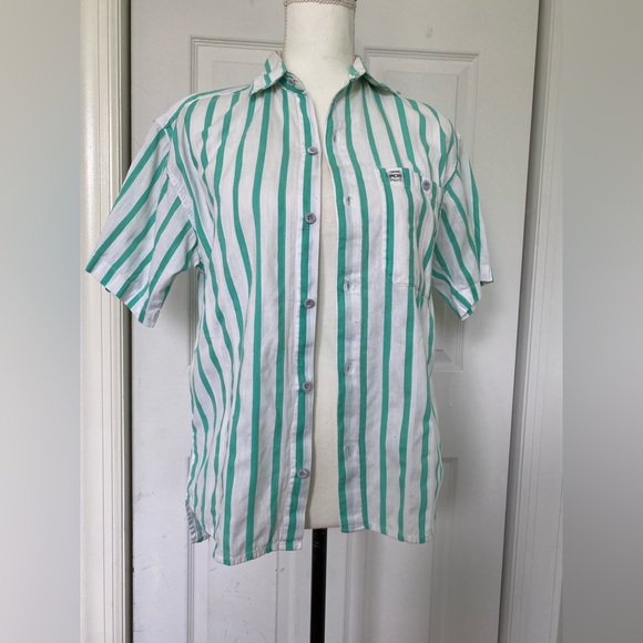 Vintage 90s Beach Coast Lifeguard Shirt - Picture 1 of 6